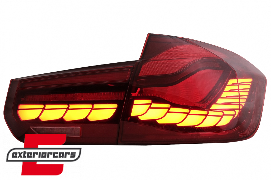 OLED stražnja svjetla SEQ žmigavci (crvena) / BMW serije 3 F30 F35 F80 (2011-2019) - Slika 3