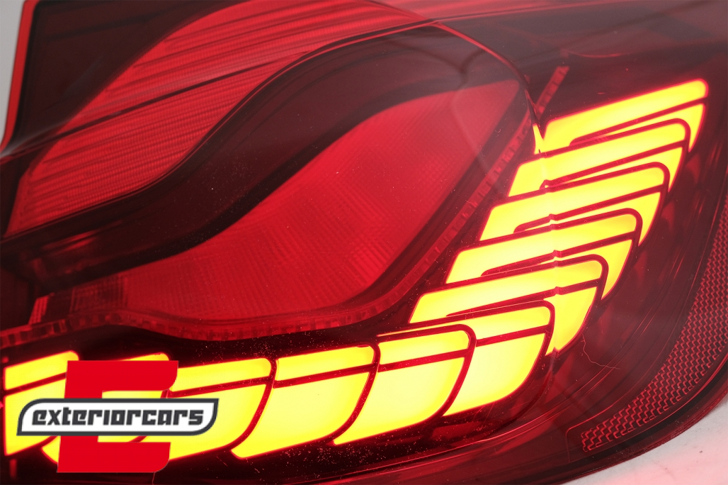 OLED stražnja svjetla SEQ žmigavci (crvena) / BMW serije 3 F30 F35 F80 (2011-2019) - Slika 4