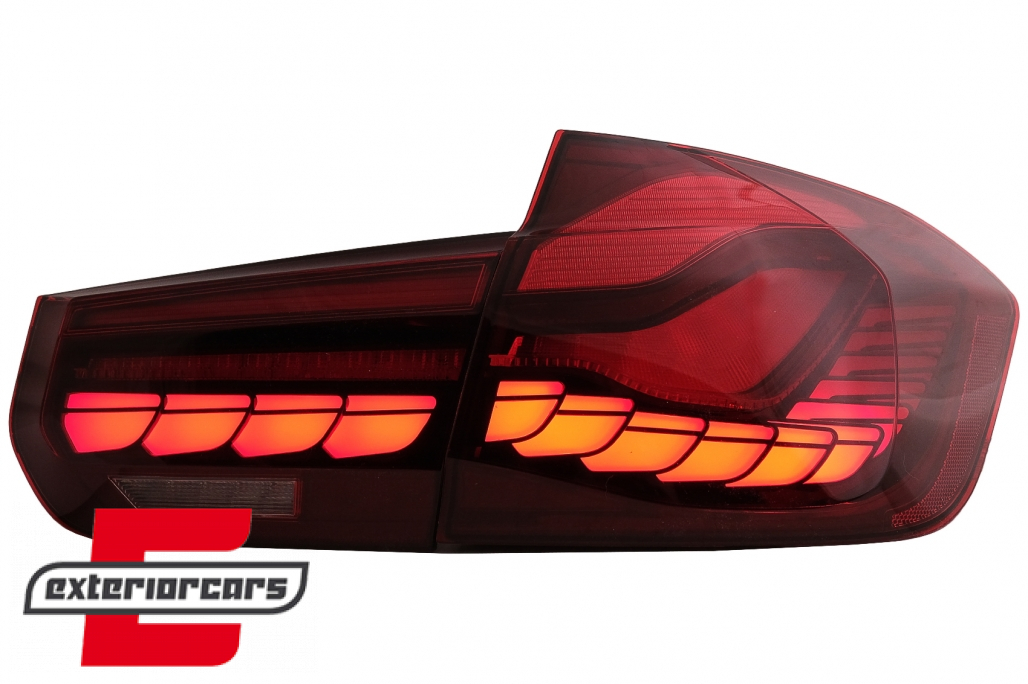 OLED stražnja svjetla SEQ žmigavci (crvena) / BMW serije 3 F30 F35 F80 (2011-2019) - Slika 6