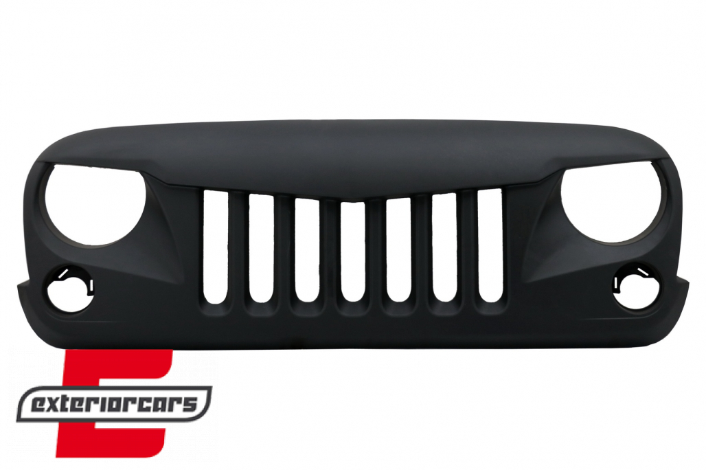 Prednja maska Eagle Eyes (mat crna) / JEEP Wrangler / Rubicon JK (2007-2017)