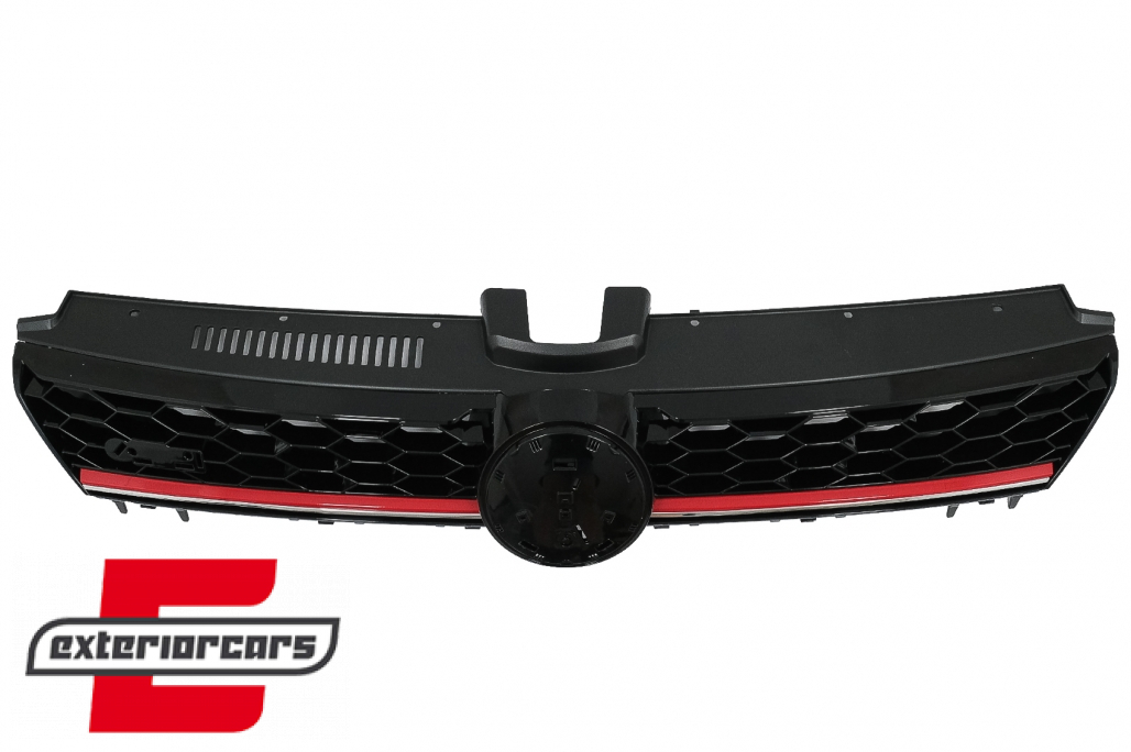 Prednja maska GTI dizajn (piano crna) / VW Golf 7 VII 5G (2013-2017) - Slika 2