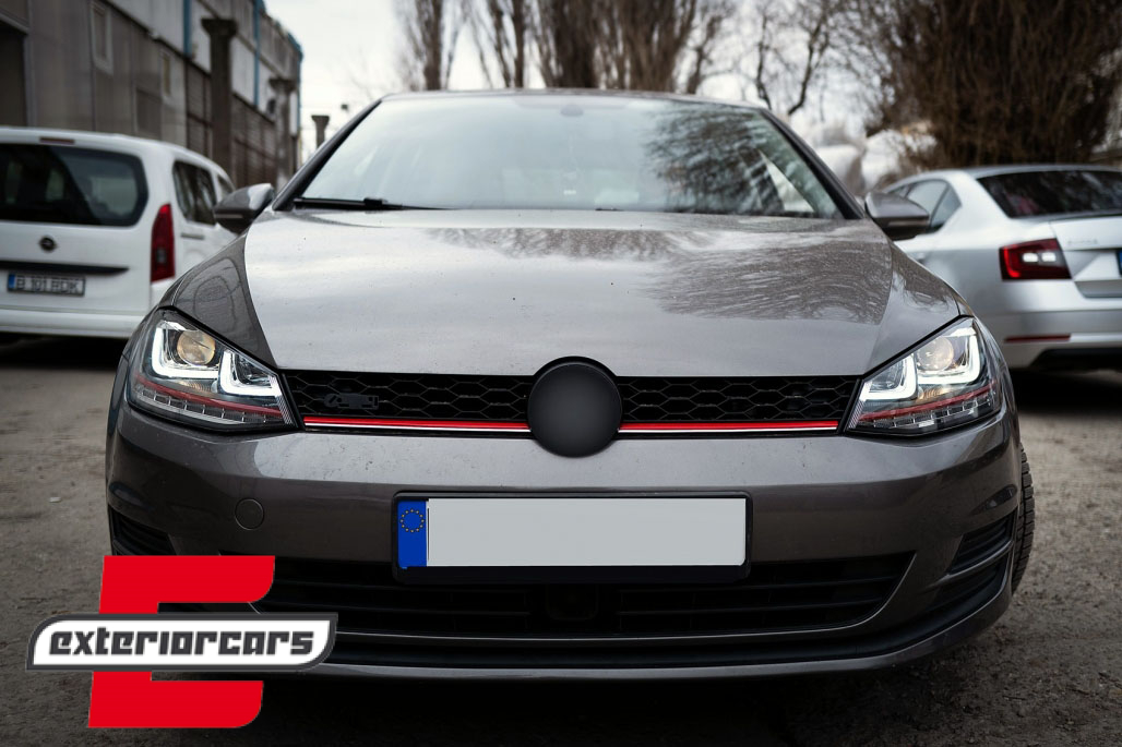 Prednja maska GTI dizajn (piano crna) / VW Golf 7 VII 5G (2013-2017) - Slika 9