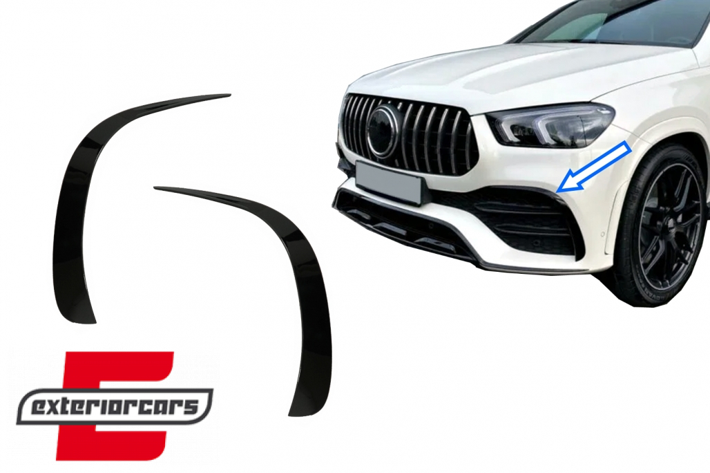 Prednji flapovi GLE53 AMG dizajn (piano crna) / Mercedes GLE W167 GLE Coupe C167 (2019-)
