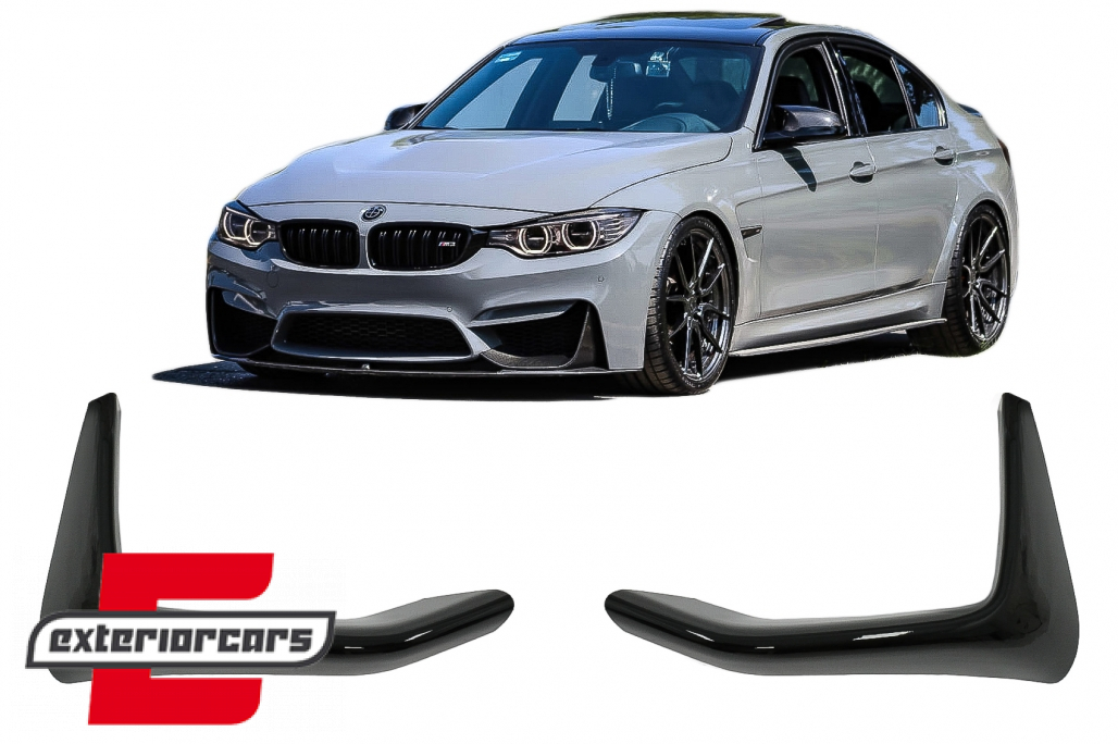 Prednji flapovi (piano crna) / BMW F80 M3 F82 F83 M4 (2014-2019)