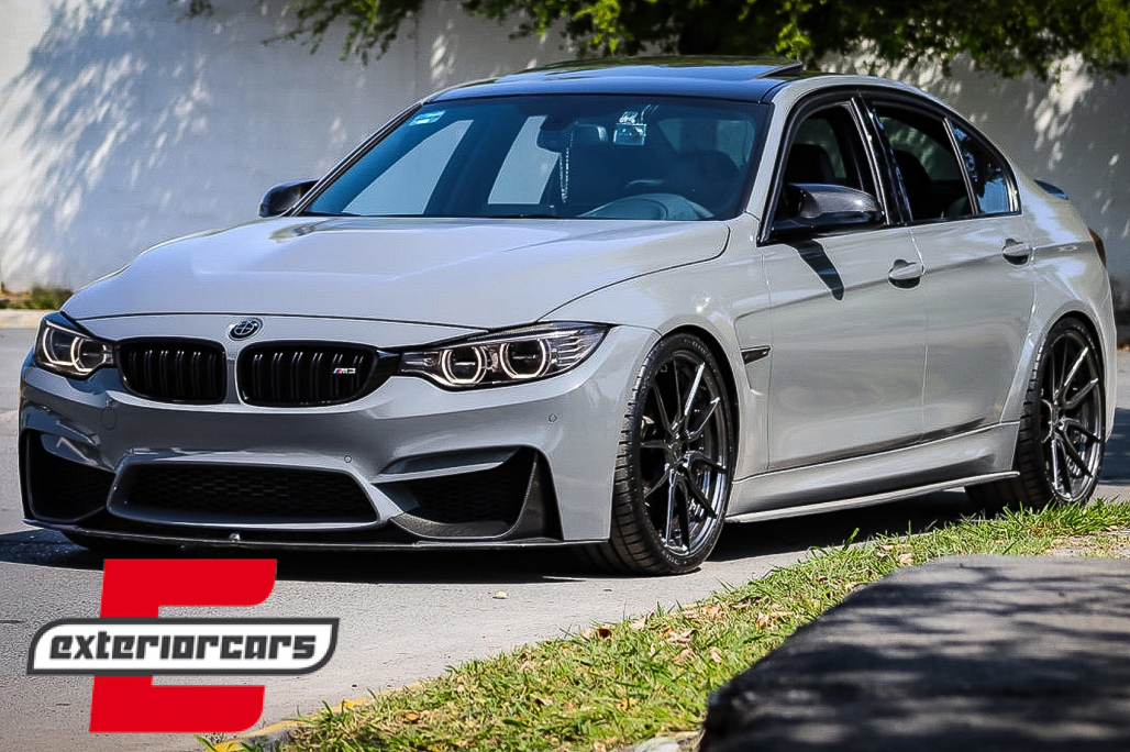 Prednji flapovi (piano crna) / BMW F80 M3 F82 F83 M4 (2014-2019) - Slika 11