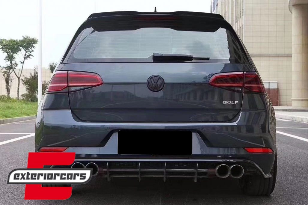 Splitter difuzora zraka (crna) / VW Golf 7.5 Facelift R (2017-2020) - Slika 12