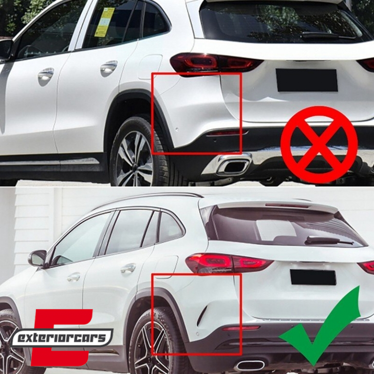 Splitteri zadnjeg branika Sport line (piano crna) / Mercedes GLA SUV H247 (2020-) - Slika 7