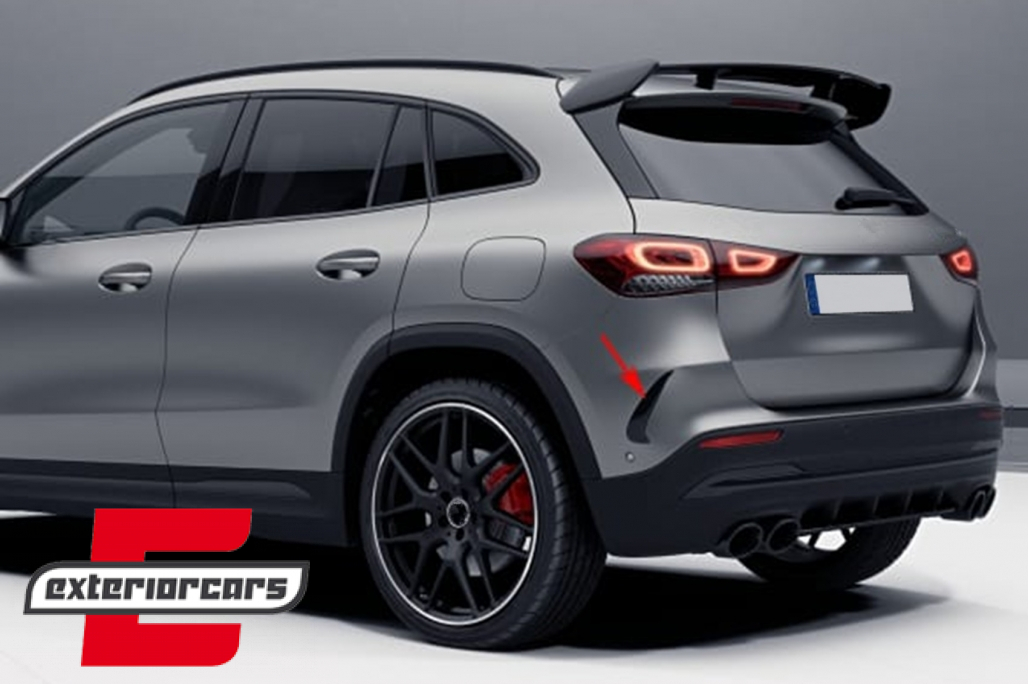 Splitteri zadnjeg branika Sport line (piano crna) / Mercedes GLA SUV H247 (2020-) - Slika 8