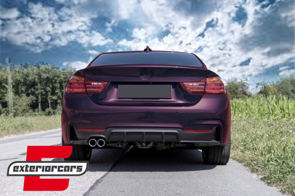 Difuzor zraka M-Performance dizajn (mat crna) / BMW serije 4 F32 Coupe F33 Cabrio F36 Gran Coupe (2013-2019) - Slika 9