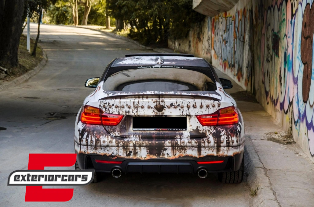 Prednji splitter & difuzor zraka M-Performance dizajn (mat crna) / BMW serije 4 F32 F33 F36 (2013-2019) - Slika 12
