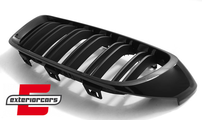 Prednja maska M4 look (piano crna/mat crna) / BMW serije 4 F32 F33 F36 F82 M4 F80 M3 (2013-03.2019) - Slika 2