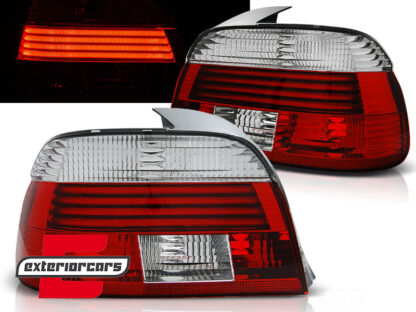 LED stražnja svjetla (crvena/kristal) / BMW serije 5 E39 limuzina (09.2000-2003)