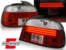 LED stražnja svjetla (crvena/kristal) / BMW serije 5 E39 limuzina (1995-08.2000)