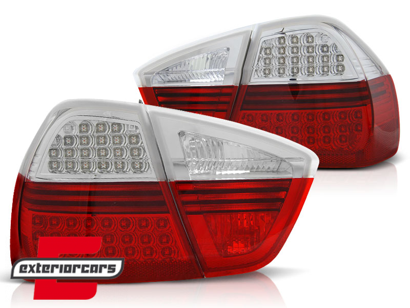 LED stražnja svjetla (crvena/kristal) / BMW serije 3 E90 limuzina (2005-2008) - Slika 2
