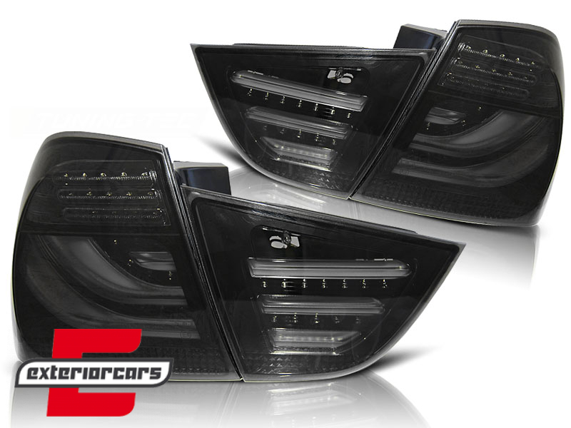 LED stražnja svjetla LedBar (smoke) / BMW serije 3 E90 LCI (2008-2011) limuzina - Slika 2