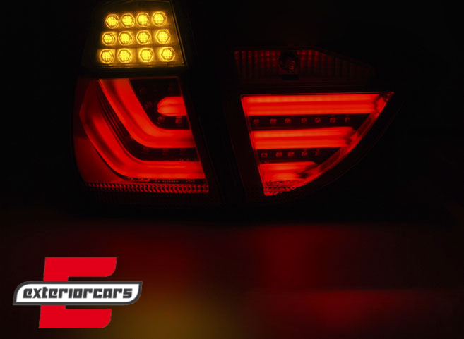 LED stražnja svjetla LedBar (crvena/kristal) BMW serije 3 E91 karavan (2005-2008) - Slika 2