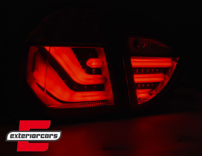 LED stražnja svjetla LedBar (crvena/kristal) BMW serije 3 E91 karavan (2005-2008) - Slika 3
