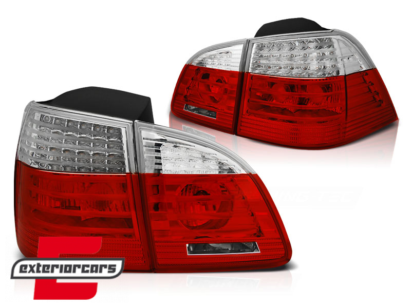 LED stražnja svjetla (crvena/kristal) / BMW serije 5 E61 (2004-03.2007) karavan - Slika 2