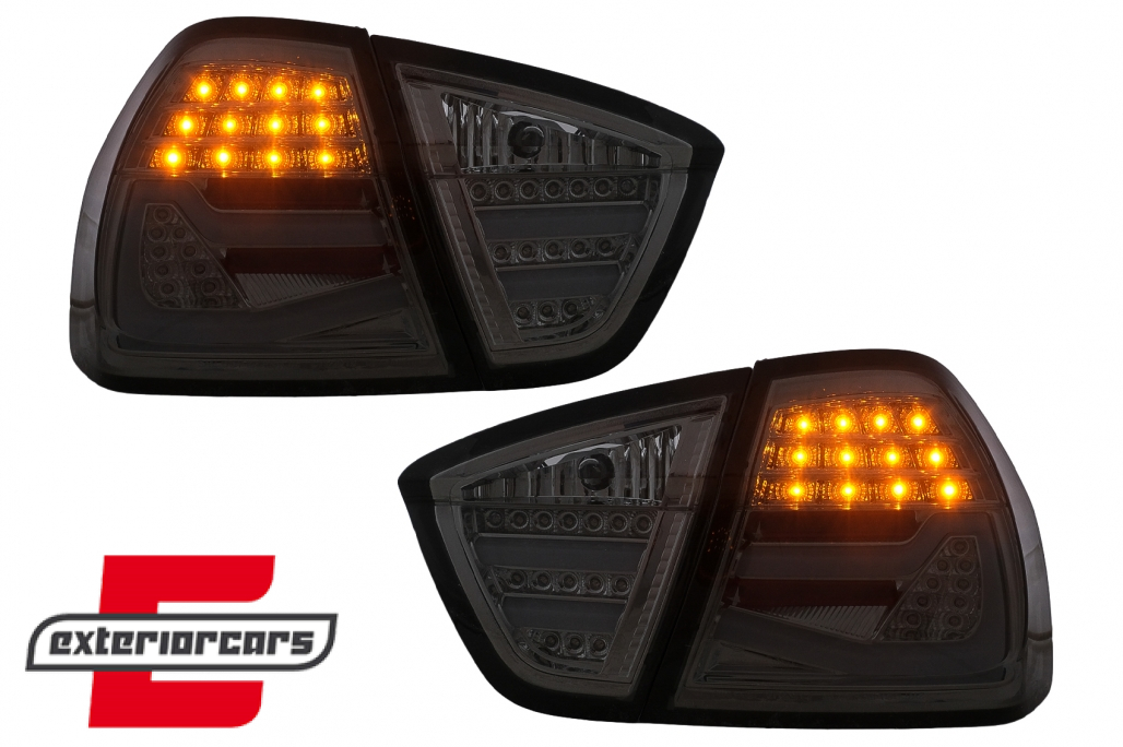 LED stražnja svjetla LightBar F30 LCI dizajn (smoke) / BMW serije 3 E90 limuzina (2005-2008) - Slika 12