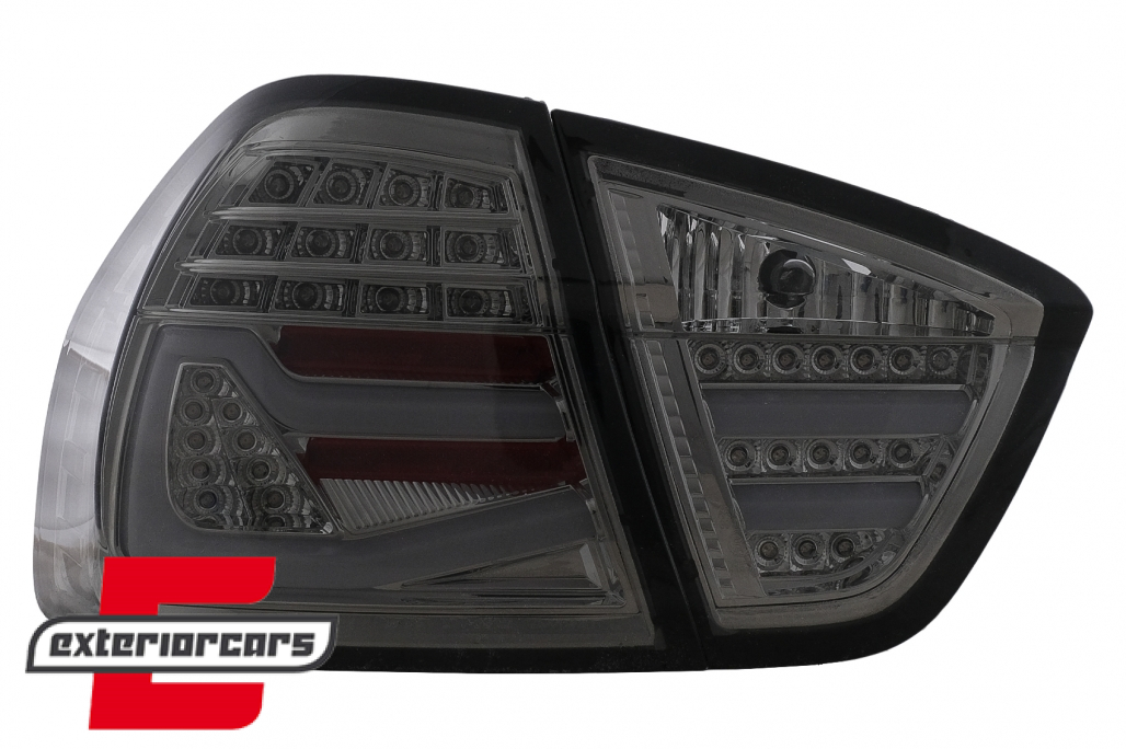 LED stražnja svjetla LightBar F30 LCI dizajn (smoke) / BMW serije 3 E90 limuzina (2005-2008) - Slika 2