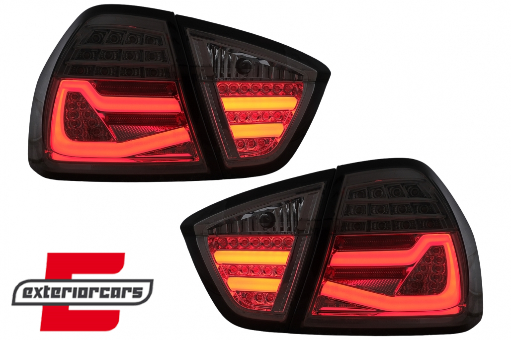 LED stražnja svjetla LightBar F30 LCI dizajn (smoke) / BMW serije 3 E90 limuzina (2005-2008) - Slika 5