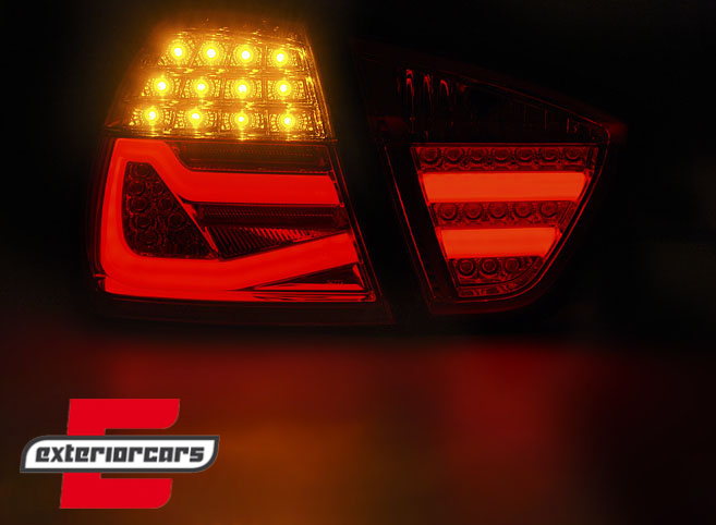 LED stražnja svjetla LightBar F30 LCI dizajn (crvena/smoke) / BMW serije 3 E90 limuzina (2005-2008) - Slika 4
