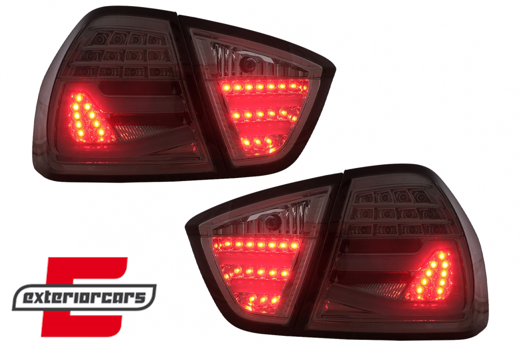 LED stražnja svjetla LightBar F30 LCI dizajn (smoke) / BMW serije 3 E90 limuzina (2005-2008) - Slika 8