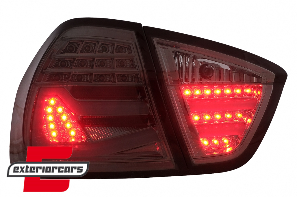 LED stražnja svjetla LightBar F30 LCI dizajn (smoke) / BMW serije 3 E90 limuzina (2005-2008) - Slika 9