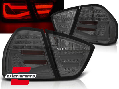 LED stražnja svjetla LightBar F30 LCI dizajn (smoke) / BMW serije 3 E90 limuzina (2005-2008)