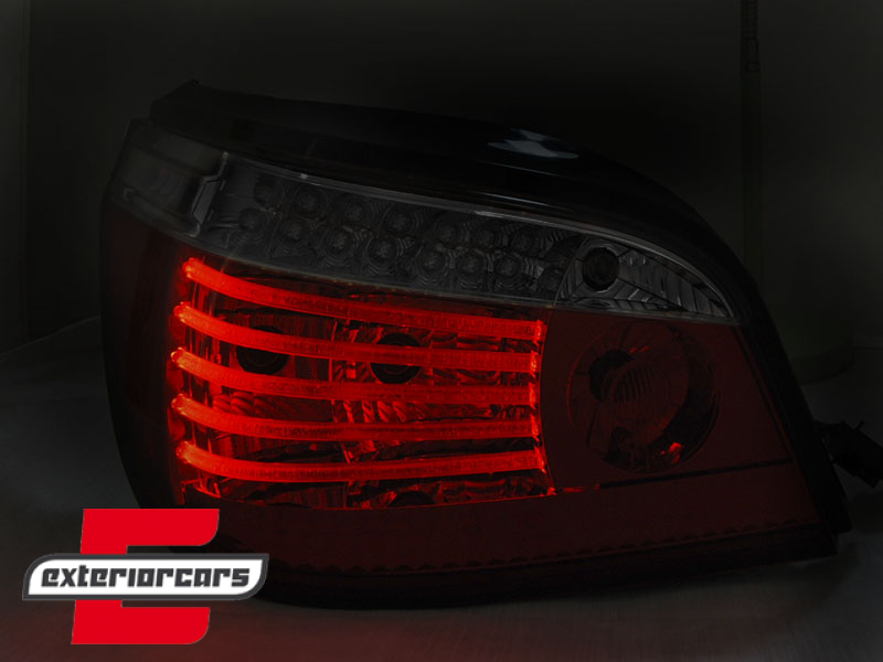 LED stražnja svjetla SEQ žmigavci (crvena/smoke) / BMW serije 5 E60 LCI (03.2007-2009) limuzina - Slika 2