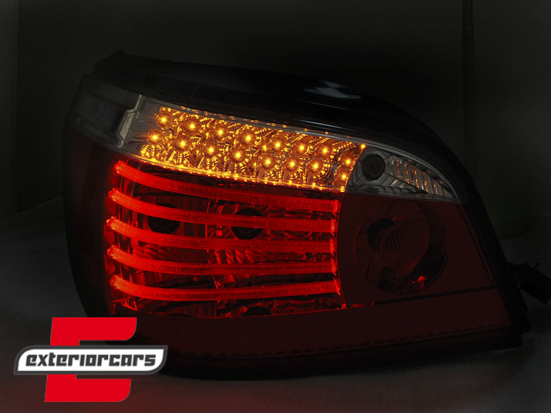 LED stražnja svjetla SEQ žmigavci (crvena/smoke) / BMW serije 5 E60 LCI (03.2007-2009) limuzina - Slika 3