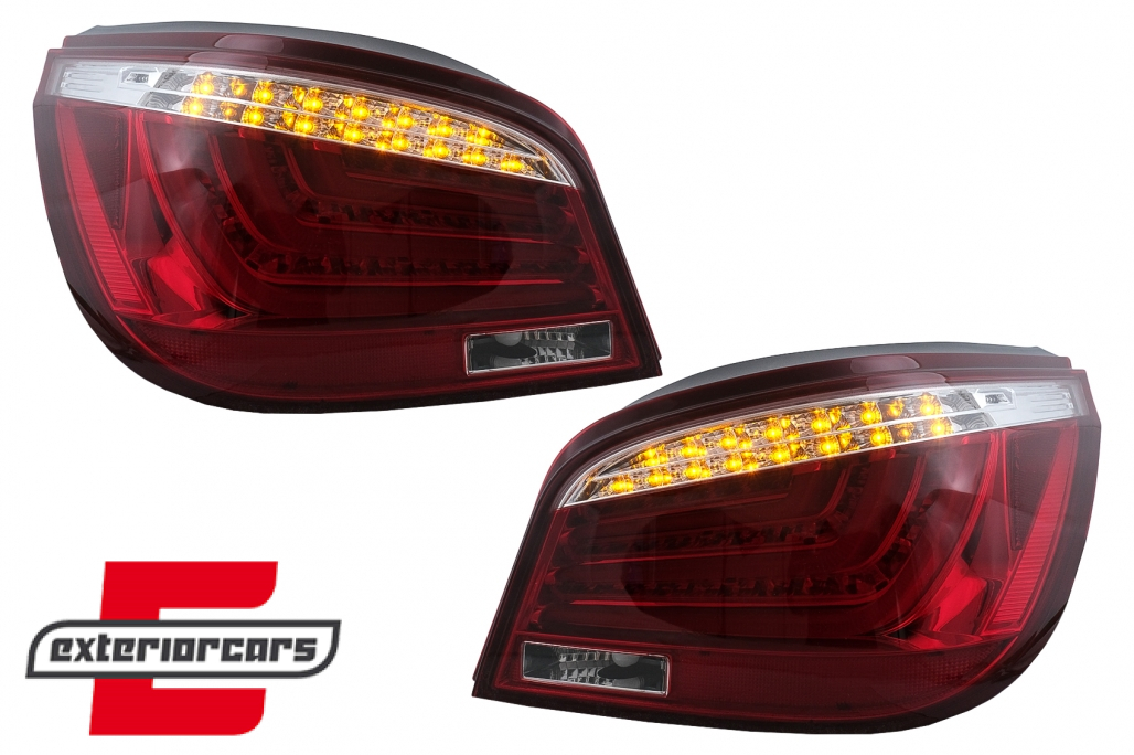 LED stražnja svjetla (crvena/kristal) / BMW serije 5 E60 LCI (03.2007-2009) limuzina - Slika 12
