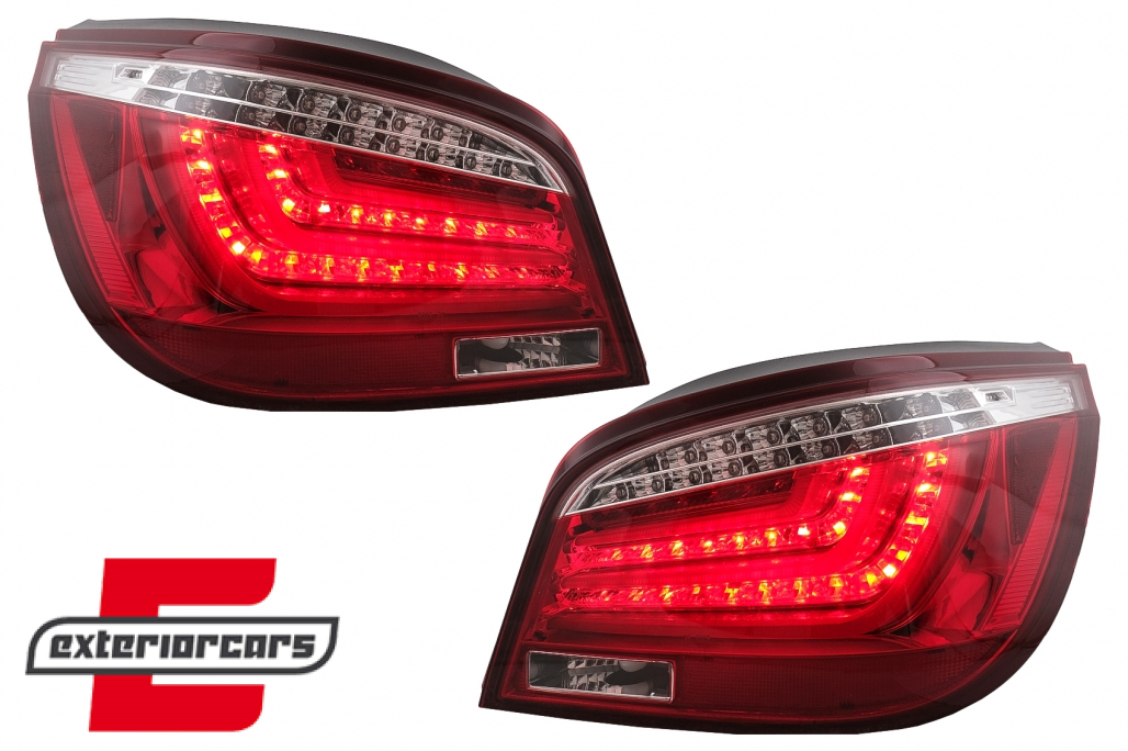 LED stražnja svjetla (crvena/kristal) / BMW serije 5 E60 LCI (03.2007-2009) limuzina - Slika 6