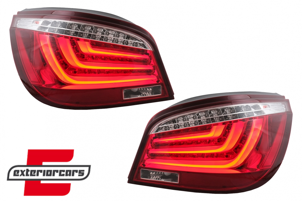 LED stražnja svjetla (crvena/kristal) / BMW serije 5 E60 LCI (03.2007-2009) limuzina - Slika 9