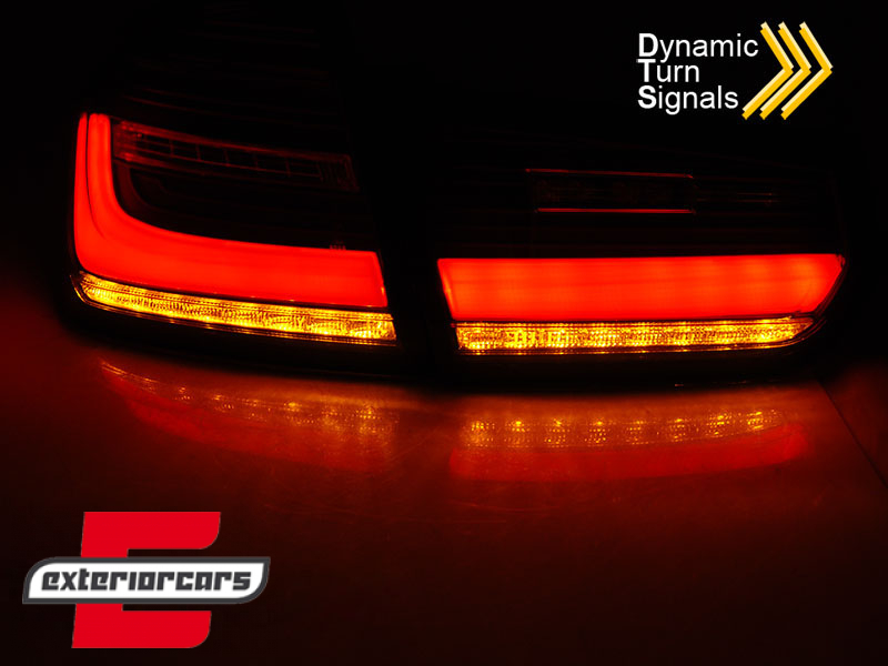 Full LED stražnja svjetla LedBar SEQ žmigavci (crna) / BMW serije 3 F30 (2011-2019) - Slika 4