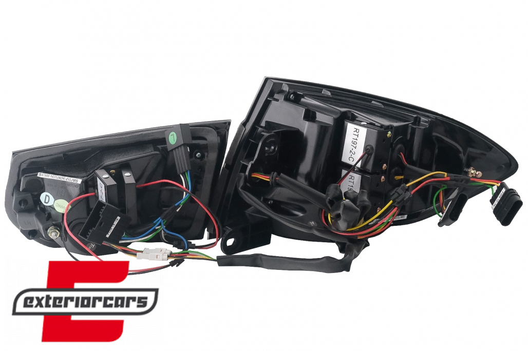 Full LED stražnja svjetla LedBar SEQ žmigavci (crna/smoke) / BMW serije 3 F30 (2011-2019) - Slika 13
