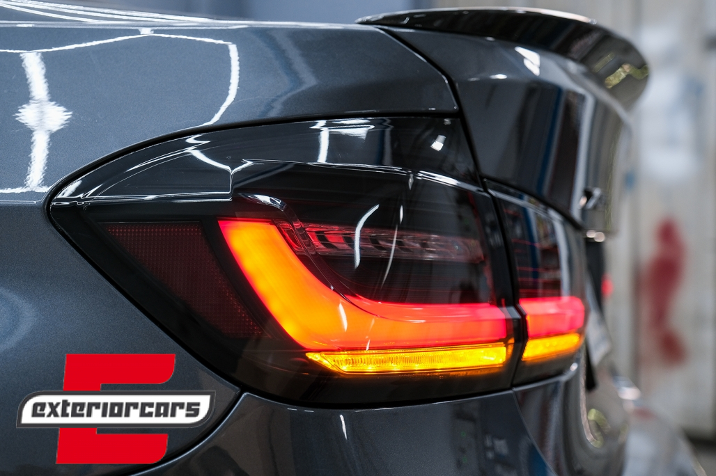 Full LED stražnja svjetla LedBar SEQ žmigavci (crna/smoke) / BMW serije 3 F30 (2011-2019) - Slika 20