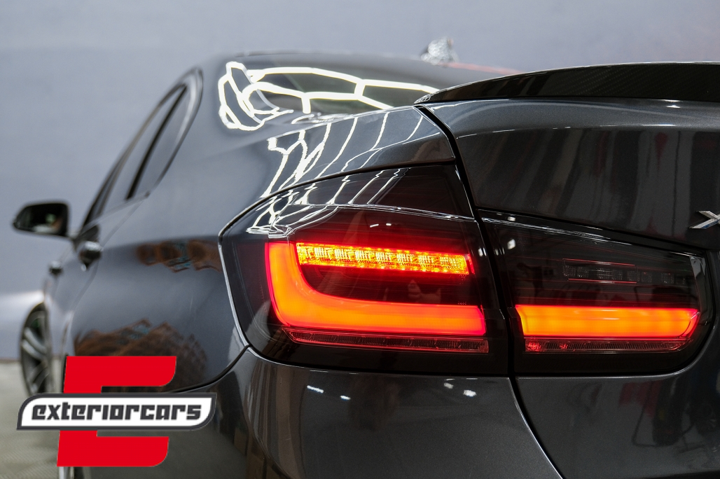 Full LED stražnja svjetla LedBar SEQ žmigavci (crna/smoke) / BMW serije 3 F30 (2011-2019) - Slika 21