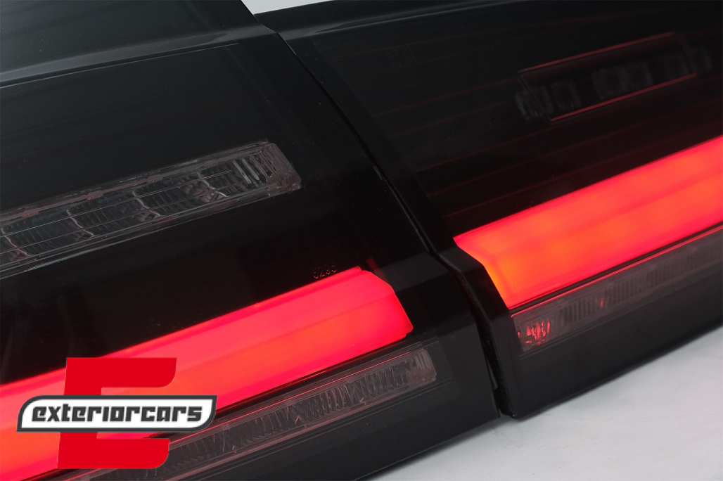 Full LED stražnja svjetla LedBar SEQ žmigavci (crna/smoke) / BMW serije 3 F30 (2011-2019) - Slika 4