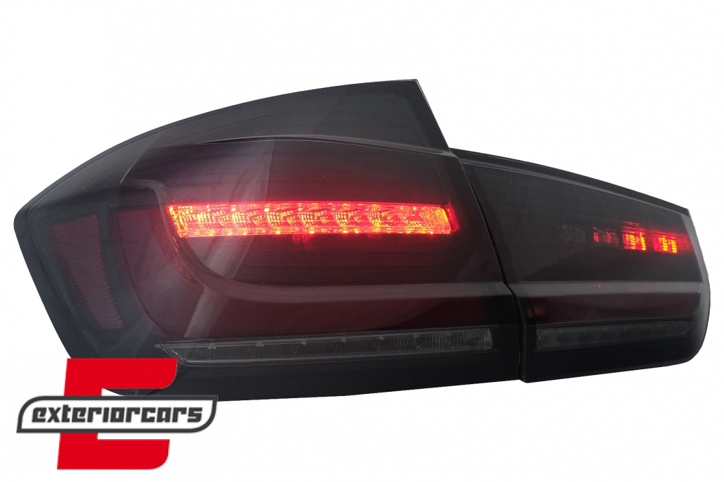 Full LED stražnja svjetla LedBar SEQ žmigavci (crna/smoke) / BMW serije 3 F30 (2011-2019) - Slika 5