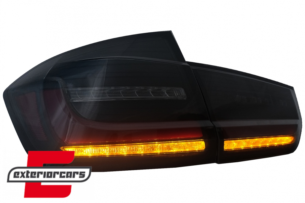 Full LED stražnja svjetla LedBar SEQ žmigavci (crna/smoke) / BMW serije 3 F30 (2011-2019) - Slika 10