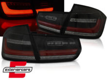 Full LED stražnja svjetla LedBar SEQ žmigavci (crna/smoke) / BMW serije 3 F30 (2011-2019)