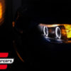 Prednja svjetla Angel Eyes (crna) / BMW serije 3 E90 limuzina E91 karavan (03.2005-08.2008) - Slika 17