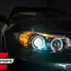 Prednja svjetla Angel Eyes (crna) / BMW serije 3 E90 limuzina E91 karavan (03.2005-08.2008) - Slika 7