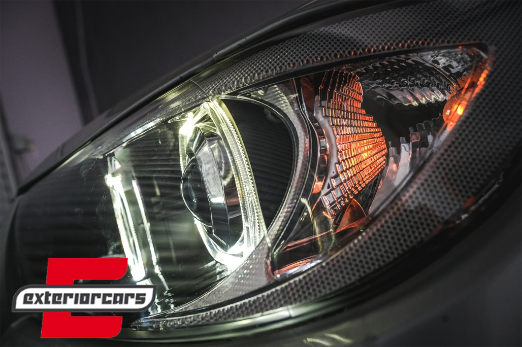 Prednja svjetla LED Angel Eyes (crna) / BMW serije 3 E90 limuzina E91 karavan (03.2005-2011) - Slika 15