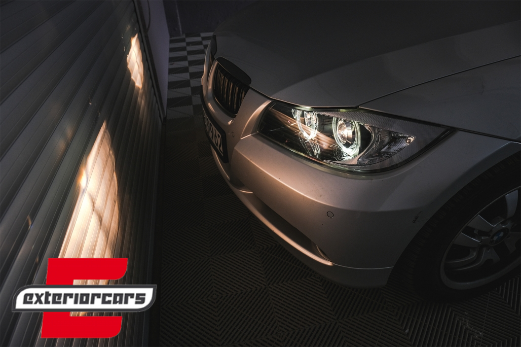 Prednja svjetla LED Angel Eyes (crna) / BMW serije 3 E90 limuzina E91 karavan (03.2005-2011) - Slika 16