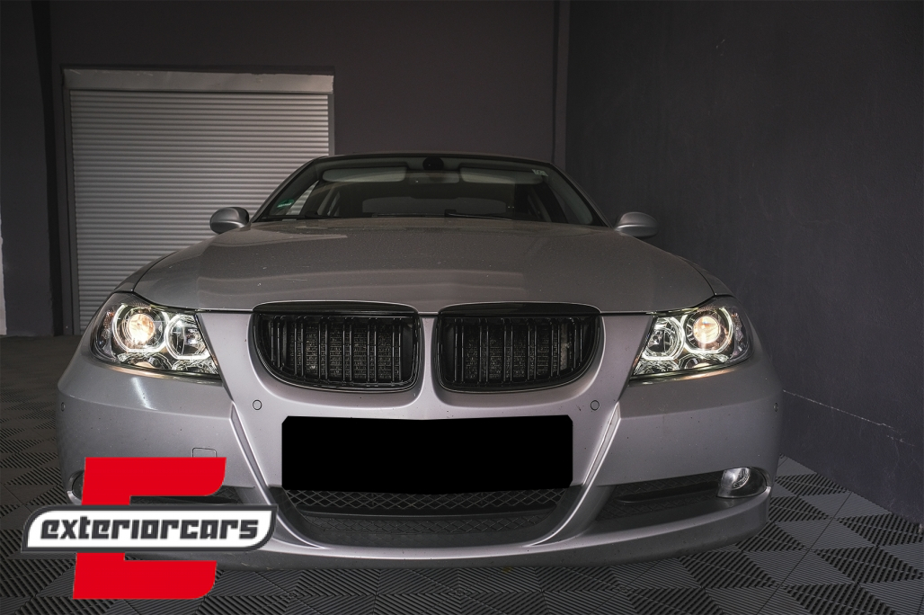 Prednja svjetla LED Angel Eyes (crna) / BMW serije 3 E90 limuzina E91 karavan (03.2005-2011) - Slika 22
