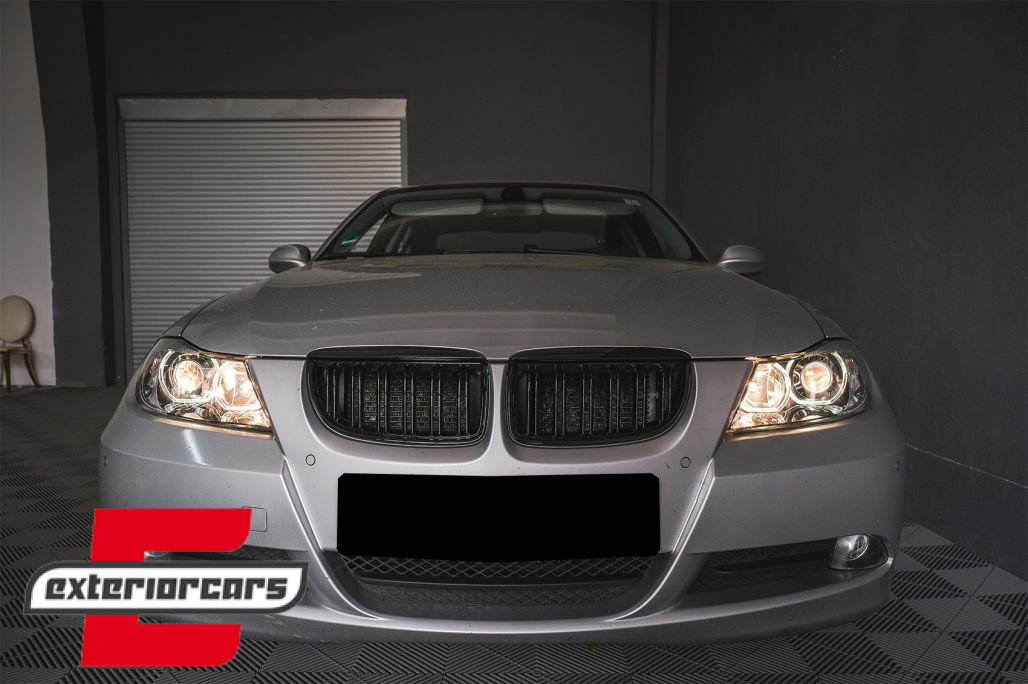 Prednja svjetla LED Angel Eyes (crna) / BMW serije 3 E90 limuzina E91 karavan (03.2005-2011) - Slika 23