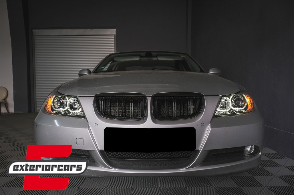 Prednja svjetla LED Angel Eyes (crna) / BMW serije 3 E90 limuzina E91 karavan (03.2005-2011) - Slika 24