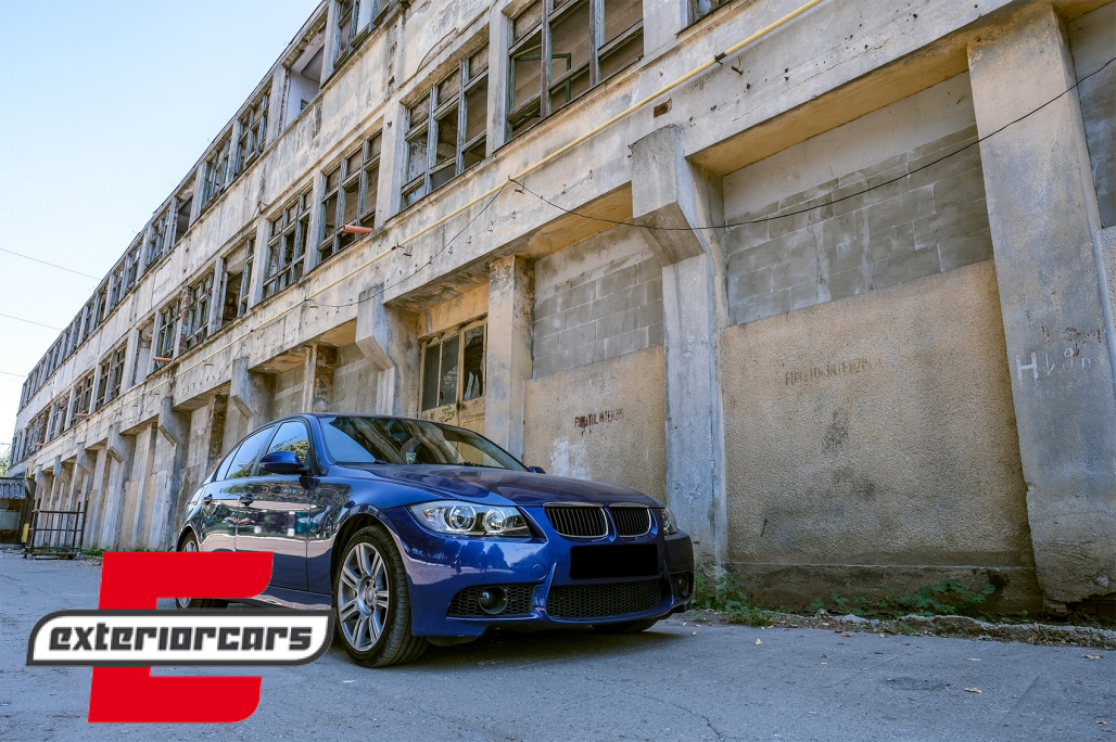 Prednja svjetla LED Angel Eyes (crna) / BMW serije 3 E90 limuzina E91 karavan (03.2005-2011) - Slika 28